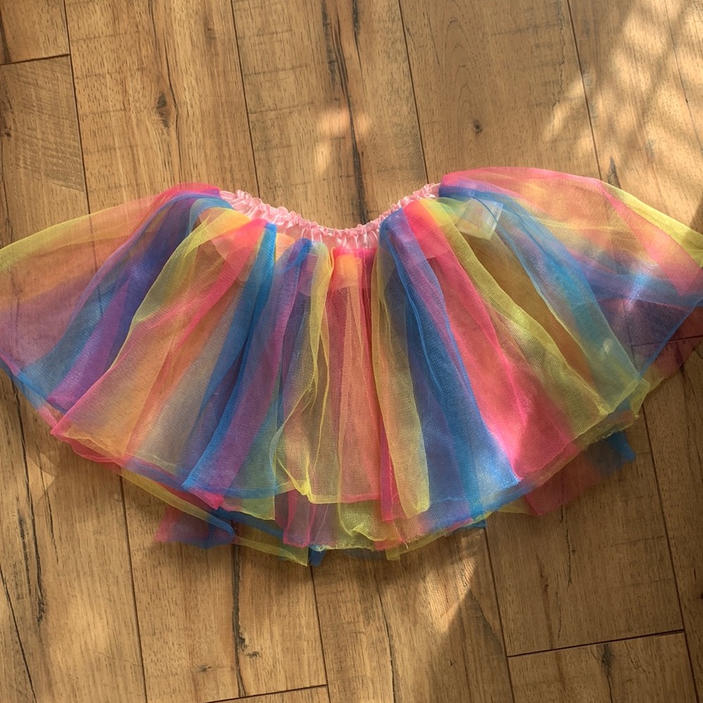 COPY - Rainbow tutu skirt one size